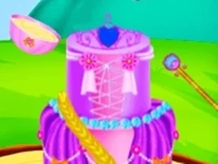 Spel Princess Dress Cake på nätet