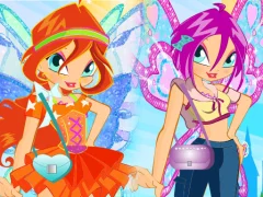Cluiche Winx Stylish Dress ar líne