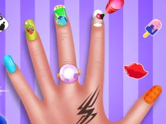Permainan Fashion Nail Salon Makeover secara online