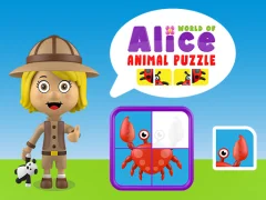 World of Alice Animals Puzzle — 무료 온라인 게임