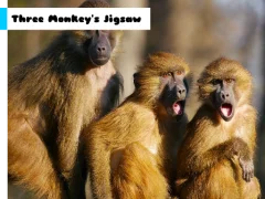 Three Monkey's Jigsaw — free online game