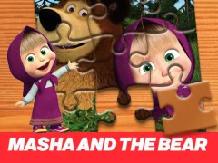 Игра Masha and the Bear Jigsaw Puzzle онлајн