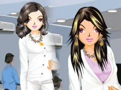 Office Girl Dress up — bezplatná online hra