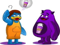 Grimace Monster Dop Story — free online game