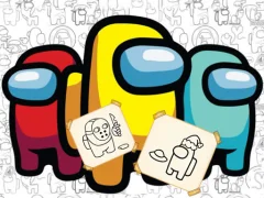 खेल Coloring book: Among Us ऑनलाइन