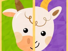 Baby Games Animal Puzzle for Kids — bezmaksas tiešsaistes spēle