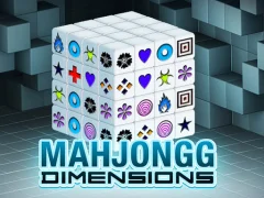 Mahjongg Dimensions 3D — free online game