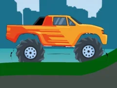 Monster Truck Hill Driving 2D — free online game