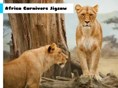 Africa Carnivore Jigsaw — безплатна онлайн игра
