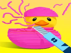 Игра Rubber Band Slice Cutting  онлајн
