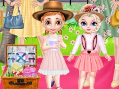 Permainan Princess Family Flower Picnic secara online