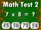 Гаме Math Test 2 онлајн