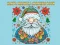 Cluiche Santa Mandala Coloring Pages ar líne