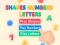 Mchezo Shapes Numbers Letters online