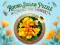 Round jigsaw Puzzle - Collect the Flower — free online game