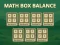 Mchezo Math Box Balance online