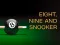 Nine, Eight and Snooker — free online game