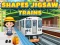 Shapes jigsaw trains — free online game