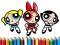 遊戲Powerpuff Girls Z Coloring book在線