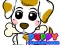 Cluiche Puppy Coloring Book for kids ar líne