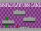 بازی Simple Platform game آنلاین