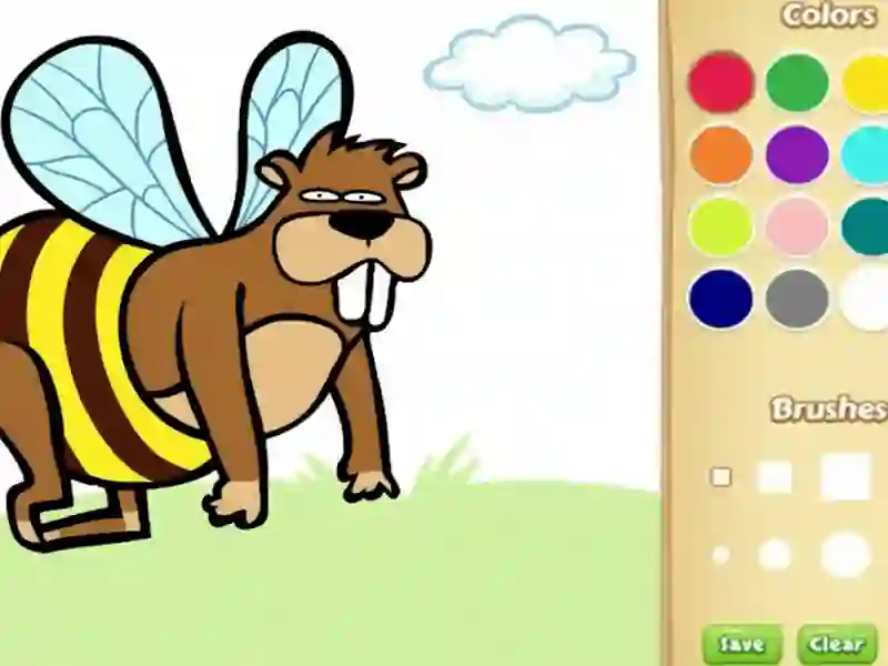 Funny Animal Coloring Book for Kids — free online game