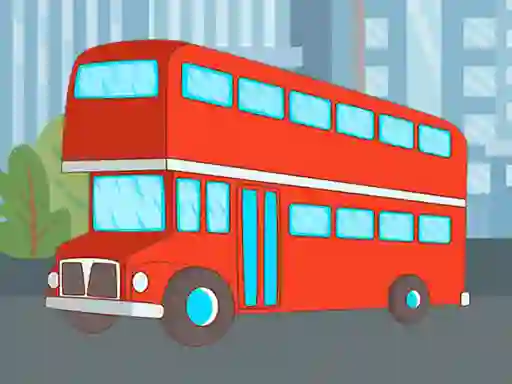 Cluiche Bus Jigsaw ar líne
