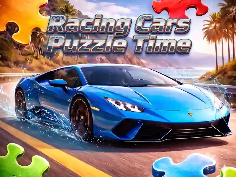 Racing Cars Puzzle Time — free online game