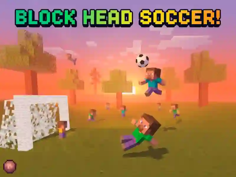 Block Head Soccer — free online game