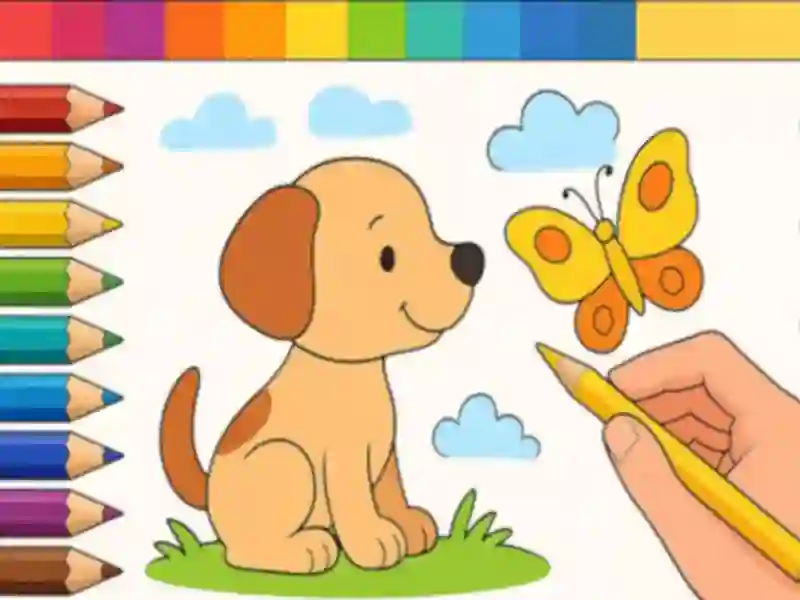 Draw with Pencils Coloring Book! — free online game