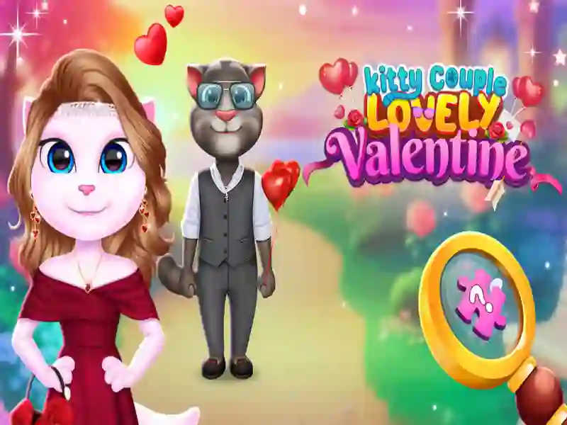 Kitty Couple Lovely Valentine — free online game