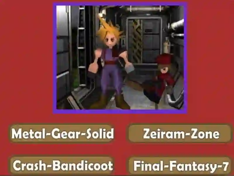 Nostalgic Playstation1 Quiz — free online game