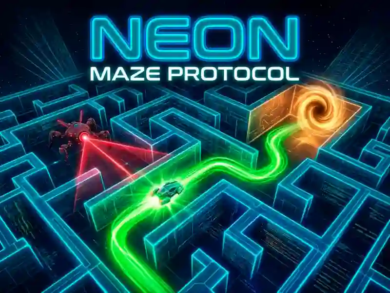 Neon Maze Protocol — free online game