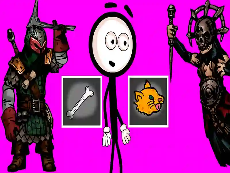 Stickman Choosing actions — free online game