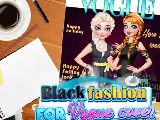 Black Fashion For Vogue Cover — bezplatná online hra