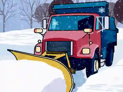 Hidden Snowflakes Plow Trucks