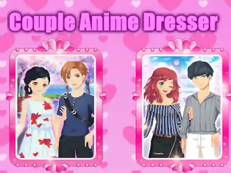 Couple Anime Dresser — bezplatná online hra