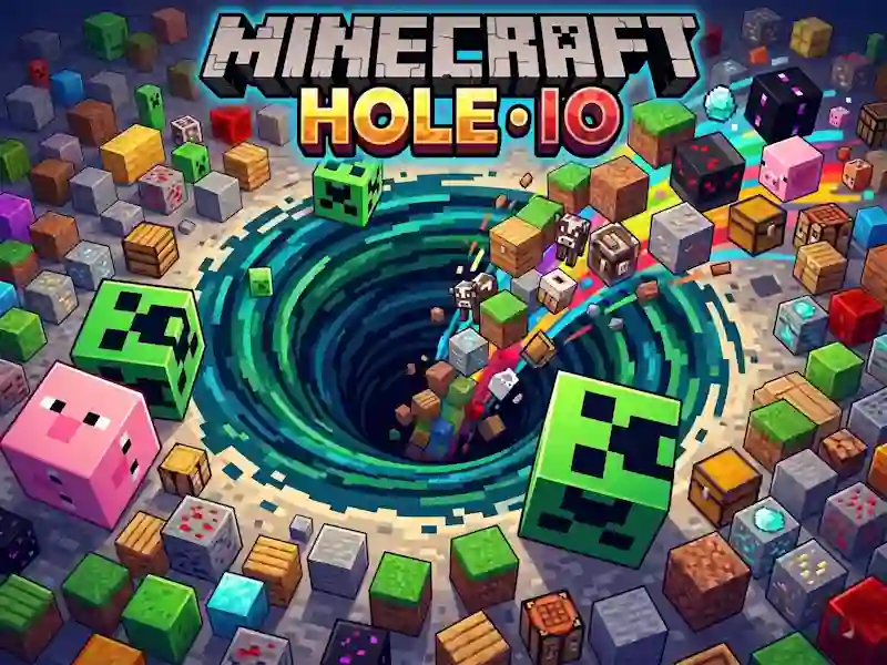 Minecraft Hole IO — free online game