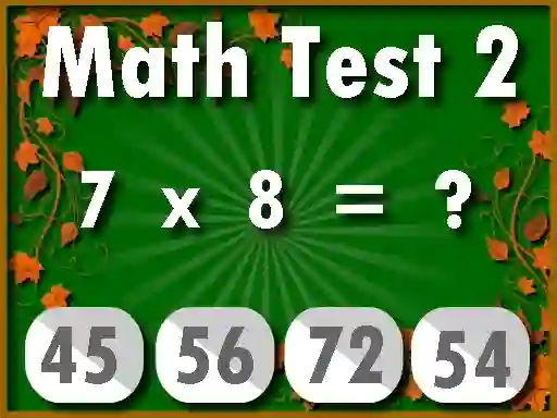Гаме Math Test 2 онлајн