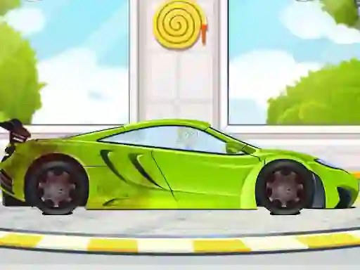 Sports Car Wash 2D — free online game