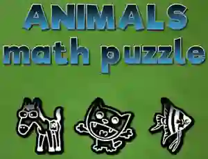 Animals Math Puzzles — darmowa gra online