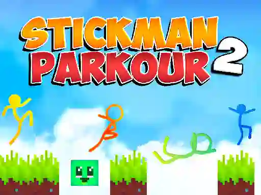 Spil Stickman Parkour 2 online