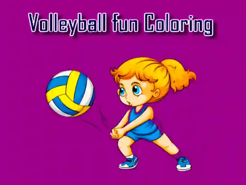 Volleyball Fun Coloring — free online game