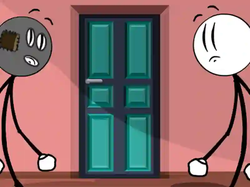 Stickman Doors and Island — безплатна онлайн игра