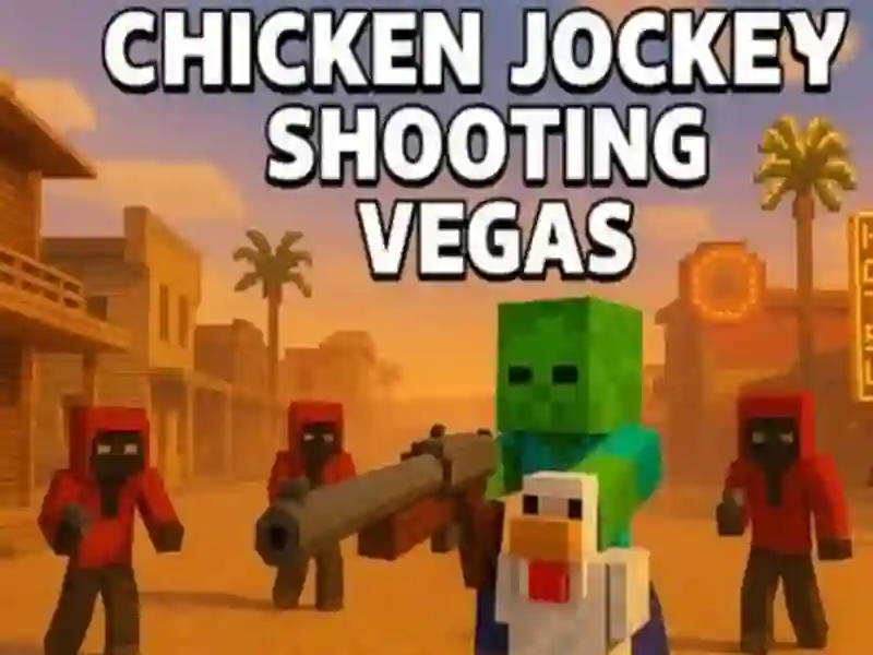 Chicken Jockey Shooting Vegas — free online game