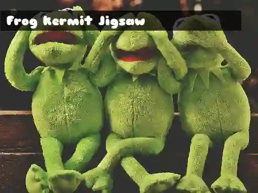 Frog Kermit Jigsaw — free online game