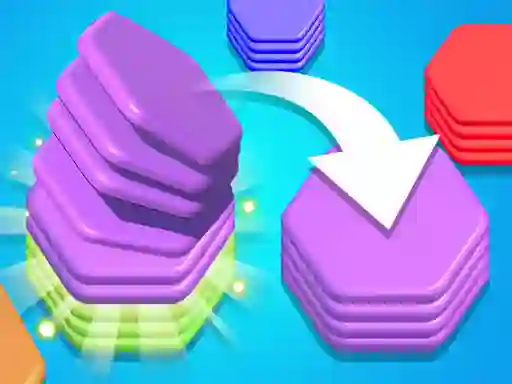 Hexa Sort 3D — free online game