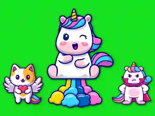 Unicorns Jumper — لعبة مجانية اون لاين