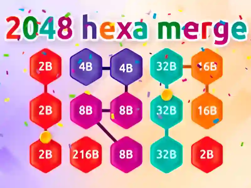 2048 Hex Chain Merge — free online game