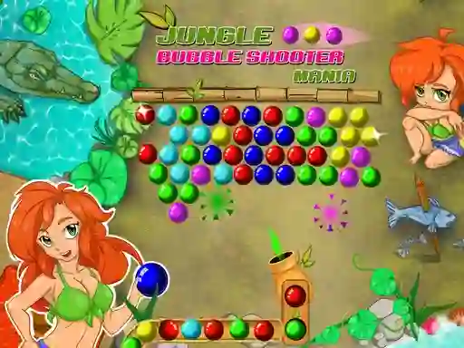 Jungle Bubble Shooter Mania — free online game